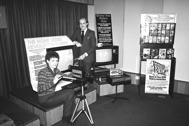 A selection of video equipment was available at one of Rediffusion Ltd, branches, in Fawcett Street in 1981. Was that a Christmas treat you would have loved?