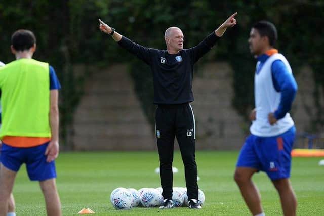 Sheffield Wednesday assistant boss Lee Bullen, pictured here back in August, has spoken about the club's ambitions heading into the potential restart to the Championship season.