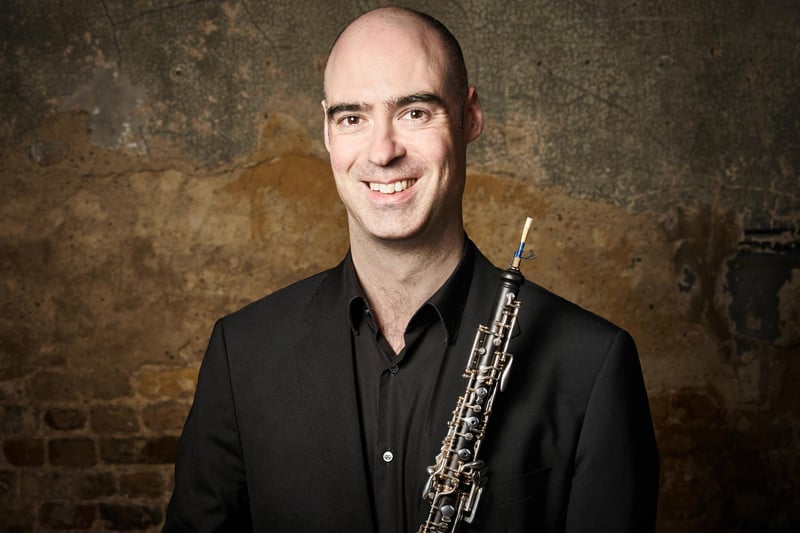 Ensemble 360’s Adrian Wilson, pictured, and pianist Tim Horton perform a programme that spotlights the virtuosic qualities of the oboe on Friday at 1pm and 7pm. Music includes the Saint-Saens Oboe Sonata and Britten's Metamorphoses.