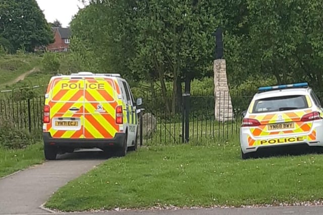 Police are investigating after a body was found at Manor Fields Park, Sheffield. PIcture: Headstone Cleaning Sheffield