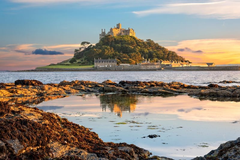 Located in Cornwall, St Michael’s Mount is a tidal island 500 metres from the mainland. The stunning island is home to a castle and gardens with beautiful Victorian terraces.