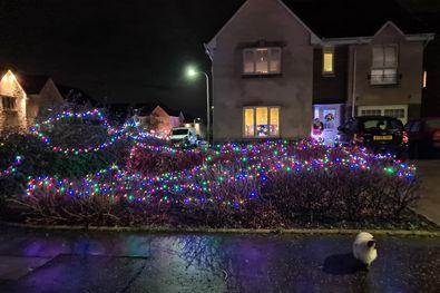 Laura Crawford shared this pic of her Christmas lights