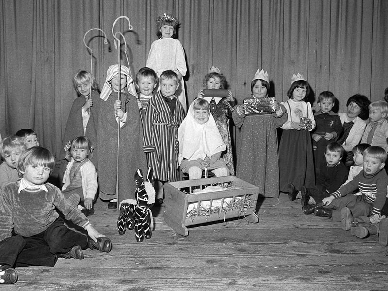 St Lawrence's Sunday School nativity from 1980 - can you spot any familiar faces?