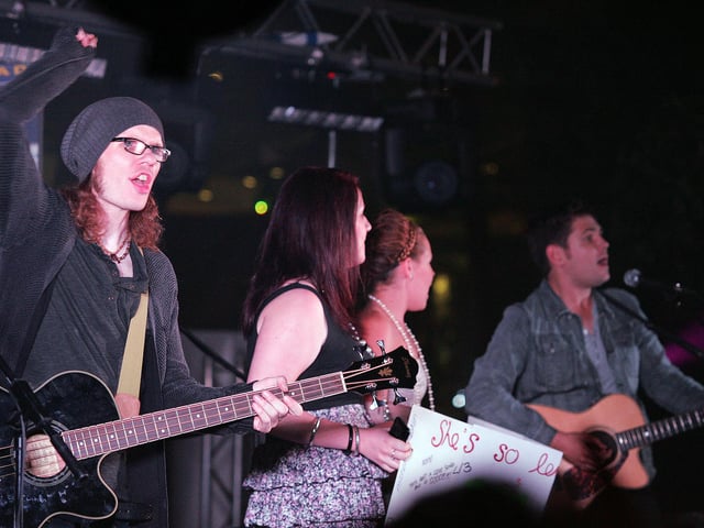 Scouting For Girls at the Sheffield Winter Gardens in 2010