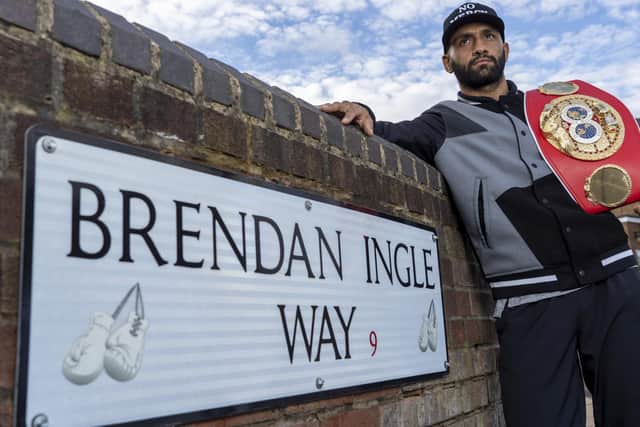 Sheffield boxer Kid Galahad ahead of his first headline show in Sheffield and first world title defence against Kiko Martinez. Picture Scott Merrylees.