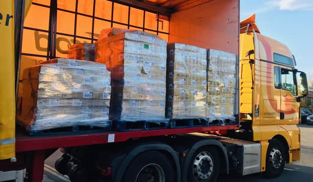 Steel City Striders have picked up nearly three tonnes of Christmas puddings for the Percy Pud race next month.