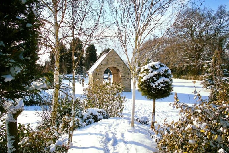 A snowy scene from Hadrian Holmes.