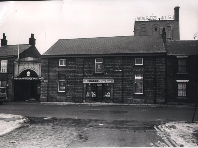 Wards Brewery and wine shop in 1979