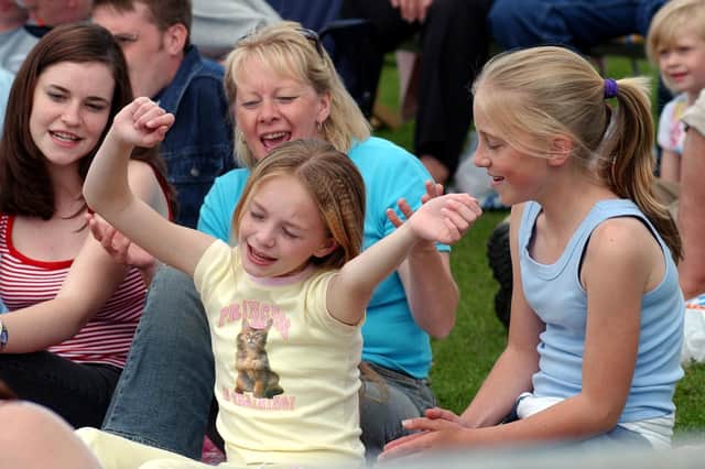 It's a hot Sunday afternoon in 2004 and these people were having a great time at the Catherine Cookson Festival. Remember this?