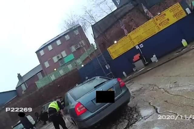 Police officers have issued fines to car wash owners for breaching Covid rules during lockdown