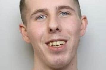 Pictured is Tony Cain, aged 21, of Emerson Crescent, near Sheffield Lane Top, Sheffield, who was sentenced at Sheffield Crown Court on September 14 to two years and six months of custody after he pleaded guilty to possessing a bladed article in a public place, and two counts of possessing a class A drug with intent to supply, on Carver Street, Sheffield. His sentence will run concurrently with a 20 month custodial term which he received in March following  a conviction for wounding.