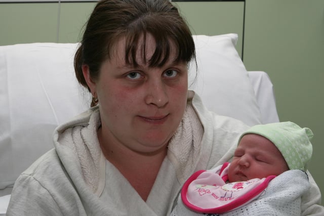 Leap year baby Heidi Gill with mum Debbie Burgess. Born 3.20am 29.2.12  weighing 9lb 3oz