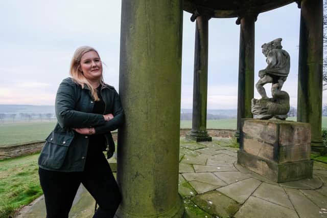 Sophie Parkin at her faviurite place Wentworth Woodhouse.