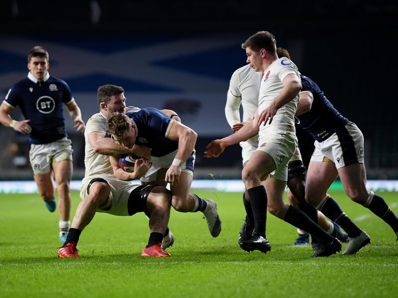 Showed great strength and determination for the game’s only try. An historic moment.