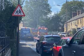 This picture of fire crews tacking the blaze in Eckington was kindly sent to us by reader Sarah Hurt.
