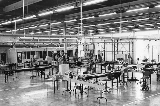 A production line at the Fisher Price factory in 1978. The factory eventually closed in May 1997 with the loss of 250 jobs.