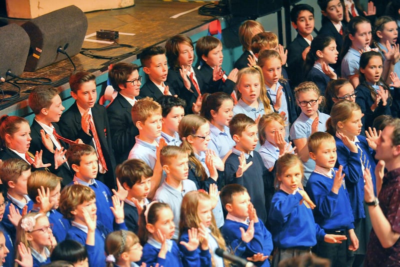 These Hartlepool school had the honour of singing at the Borough Hall in 2014 to mark the 100th anniversary of the Bombardment.