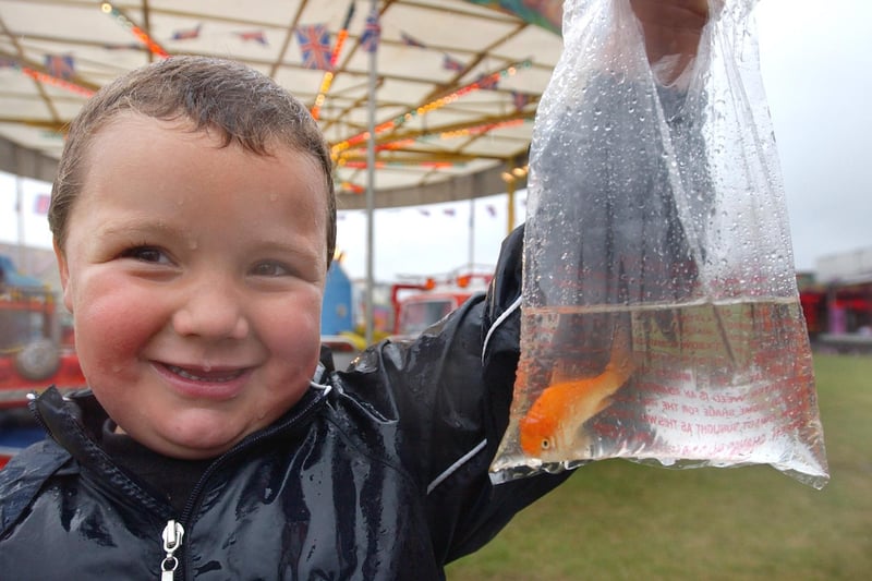 This youngster looks like he is loving his time at the Headland Carnival in 2005.