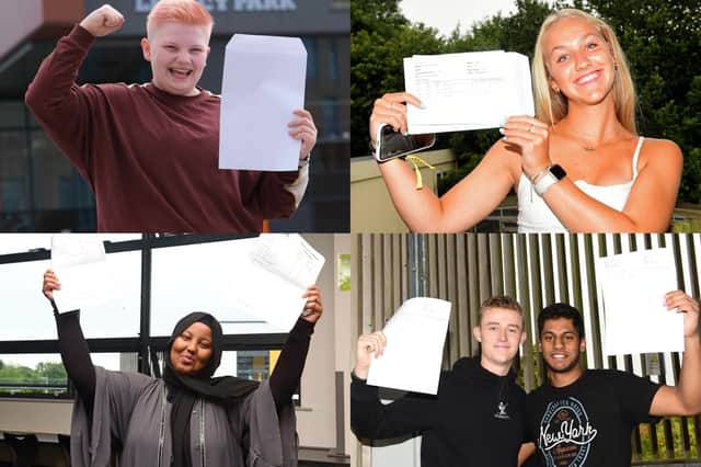 A Level results day 2022 in Sheffield