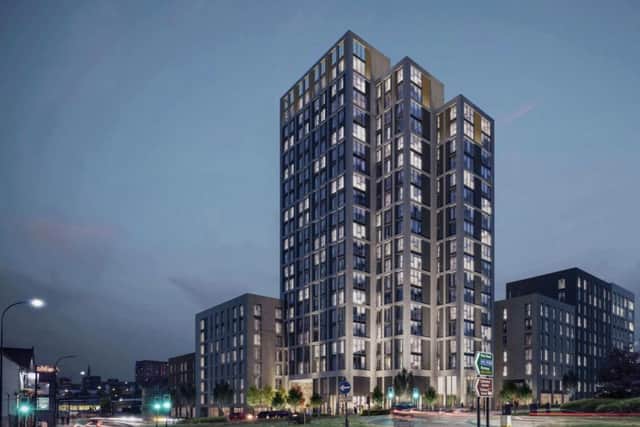 The massive Mirador project of five blocks on Hoyle Street, in Shalesmoor, Sheffield, was given the green light in February 2020. The first lockdown came in a month later.