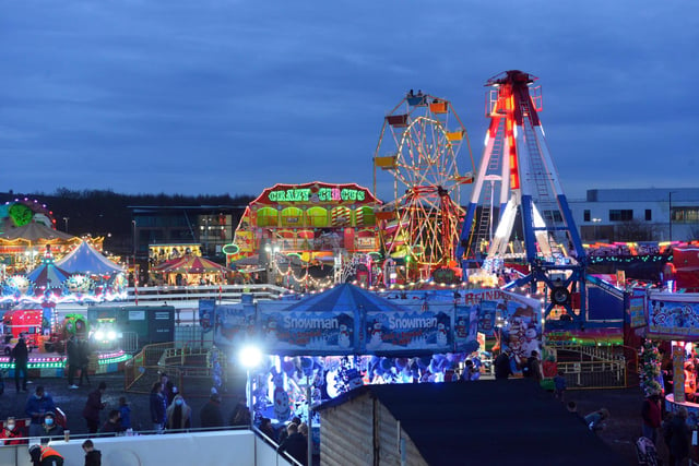 Winter Wonderland fair at Rainton Arena. 