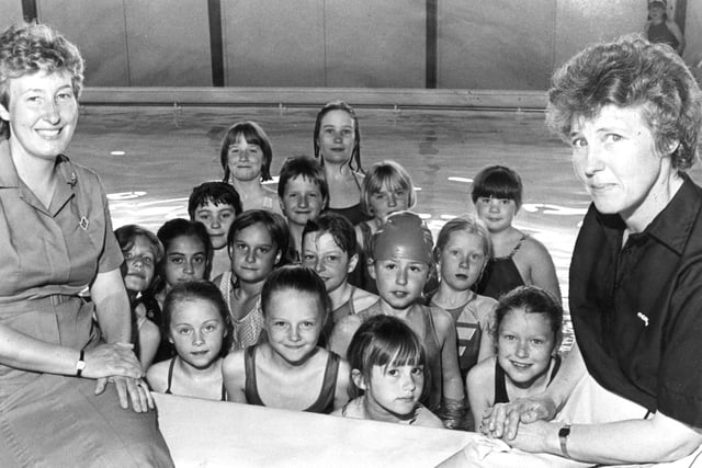 The Brownies annual swimming gala in Stanhope Road baths.  Recognise anyone in this 1988 photo?