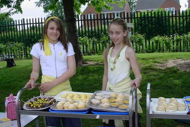 Year 6 pupils Rebecca Anderson and Kiyomi Bridgett organised a fundraiser for the Madeleine McCann appeal at St Luke's Primary, Shireoaks, in 2007.