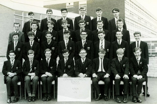 Form 6X at the Central Technical School, Sheffield,1965 - Picture submitted by Neville Martin