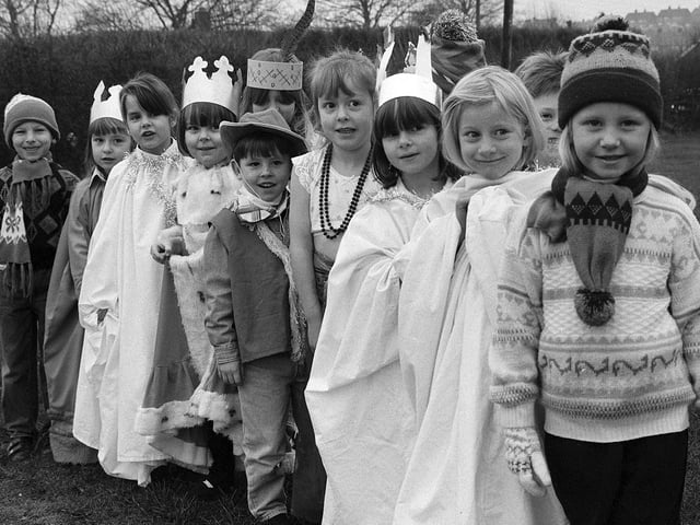 Heading back to 1993 Shirebrook Park Infants nativity.
How cute!