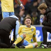 Sheffield Wednesday's George Byers picked up his injury against Portsmouth. (Steve Ellis)