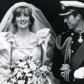 Royal Wedding, The Prince and Princess of Wales outside St Paul's after their wedding on 29/07/1981

Princess Diana and Prince Charles