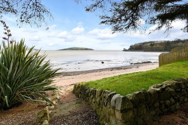 The property has direct access to the beach at Balcary Bay, situated on the north side of the Solway Firth.