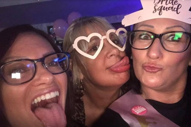 "Celebrating my niece's hen party, sadly the wedding has been postponed now for a year!"