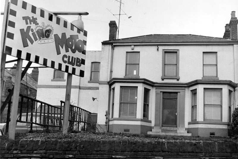 The King Mojo Club at 555 Pitsmoor Road, off Barnsley Road, opened in 1964 and closed 1967, run by famous city-born impresario Peter Stringfellow. This picture was taken on 
March 9, 1966. Ref no: s22757