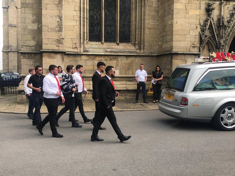 Dozens turned up to bid farewell