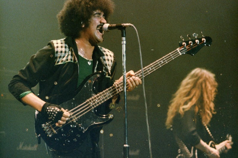 Thin Lizzy legend Phil Lynott was born in West Bromwich and grew up in Dublin with his grandparents. He fronted several bands before learning the bass guitar and forming Thin Lizzy in 1969