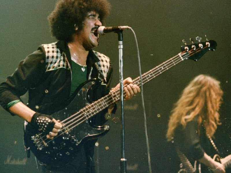 Thin Lizzy legend Phil Lynott was born in West Bromwich and grew up in Dublin with his grandparents. He fronted several bands before learning the bass guitar and forming Thin Lizzy in 1969