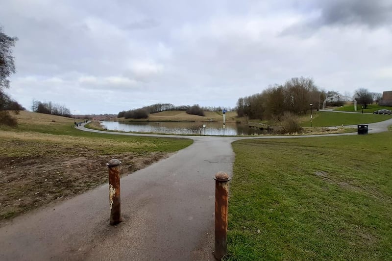 From Silksworth Lake (pictured) follow the footpath connecting North Moor Lane and Silksworth Road. This is what was once the Hetton Colliery Railway Line.