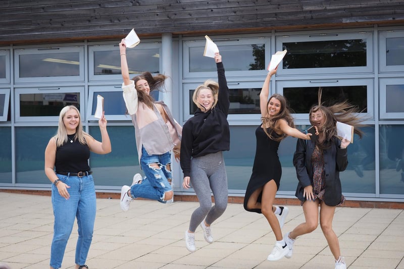 Students at Outwood Post 16 Centre Worksop celebrate their A-Level results