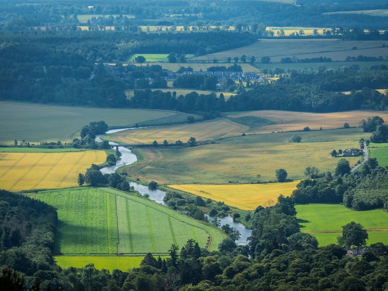 The mighty River Don is just down the road from the estate - offering picturesque walks and fishing.
