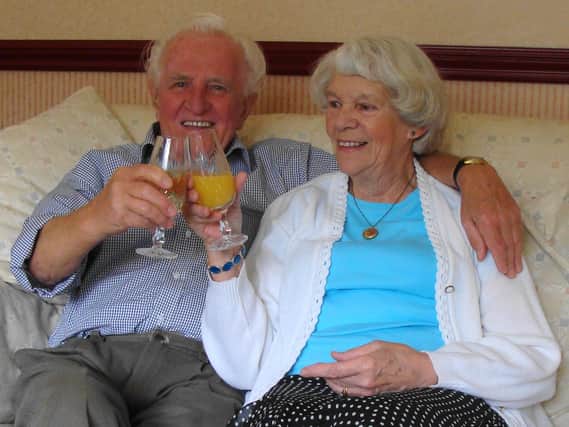 Anniversary, Jack Illingworth and Barbara his wife of 72 years