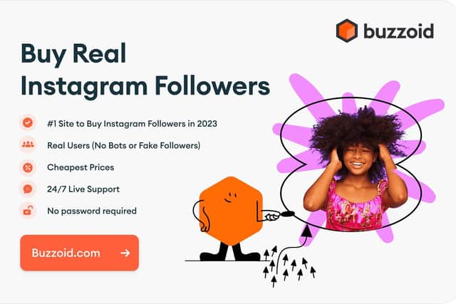 Buzzoid will immediately send hundreds to thousands of followers to your account