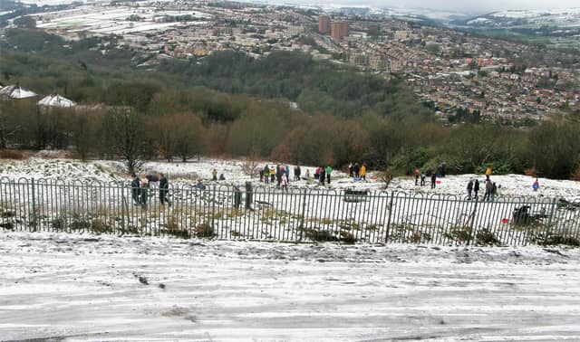 People were spotted sledging at Bolehills Park (Photo: John Hesketh)