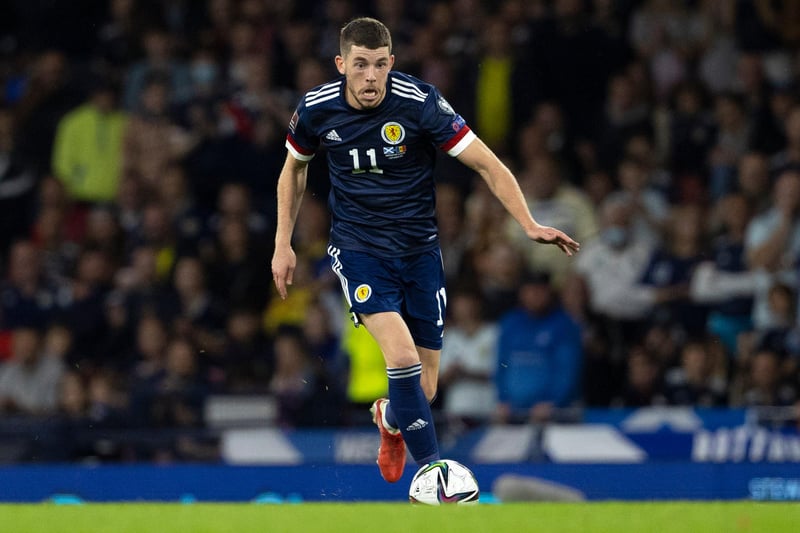 His energy and poise on the football was useful off the bench as Scotland sought to see the game out.