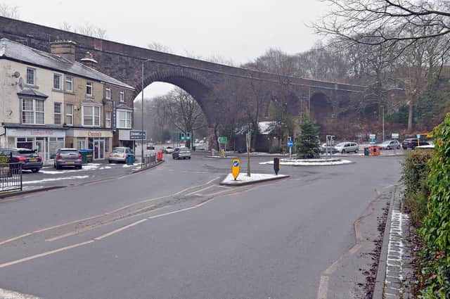 Little traffic in Buxton as the national lockdown continues