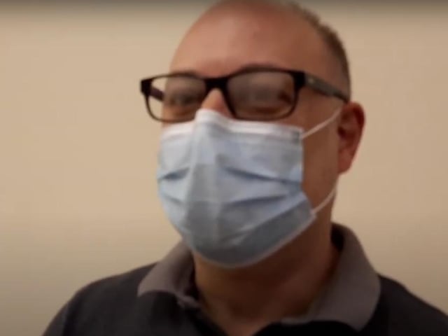 Dr Nick Tupper, local GP, was among those present at as the vaccines were performed
