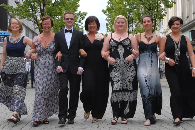 Staff from Dorothy Perkins get dressed up for a big day out 10 years ago. Remember this?