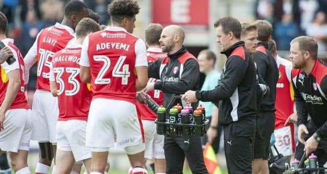 Rotherham United could face a salary cap next season if they are not promoted from League One.