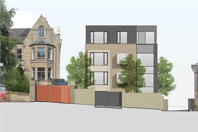 How the new apartments planned for Southbourne Road near the Botanical Gardens could look (image Five Seventy Three Architects)