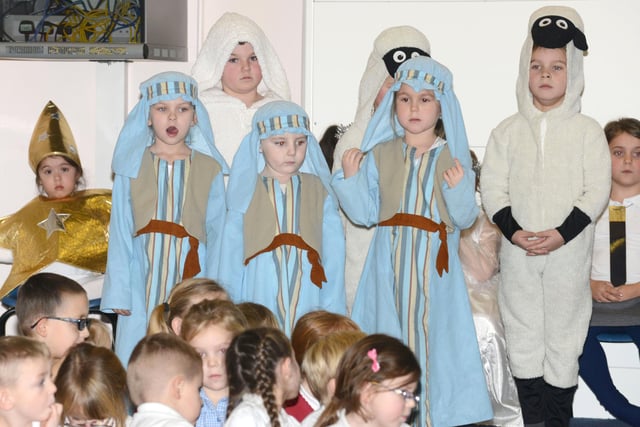 Key stage 1 pupils were on stage in their Nativity called Cock-a-doodle-do in 2014. Did you watch it?